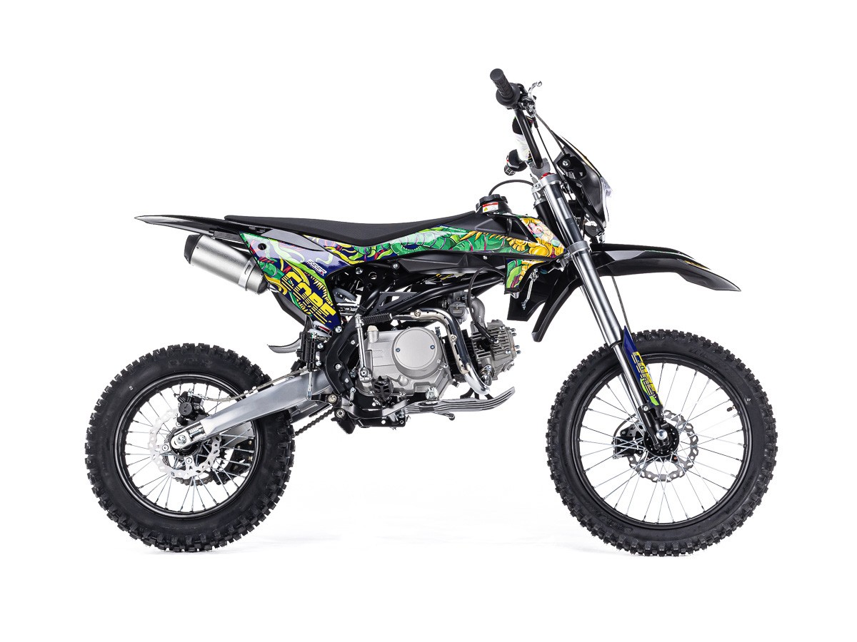 Питбайк SSSR Core 125 Semi-Auto 17/14 Blue Green Monster